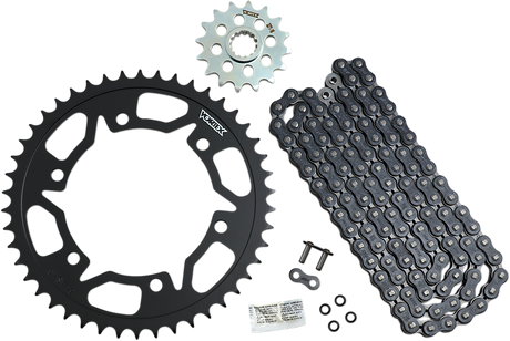 VORTEX CK6440 Chain and Sprocket Kit - WSS - Black - Yamaha FZ6R | Street