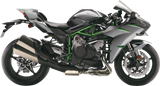 STOMPGRIP 55-10-0108B Tank Grips - Volcano - Black - Kawasaki - Ninja '15-'25 | Street