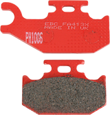 EBC FA-TT Series Semi-sintered Front Left Brake Pads - FA413X (Suzuki LT-A500 KingQuad AXi Power Steering / LT-A750X KingQuad AXi 4x4 / LT-A KingQuad 750 AXi PS 2005–2024)