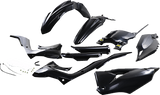Cycra 1CYC-9325-12 Body Kit - Powerflow - Black - Kawasaki - KX '19-'23 | Off-Road