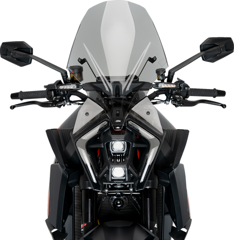 Puig Hi-Tech Parts 21907H New Generation Windscreen - Smoke - 1390 Super Duke | Street