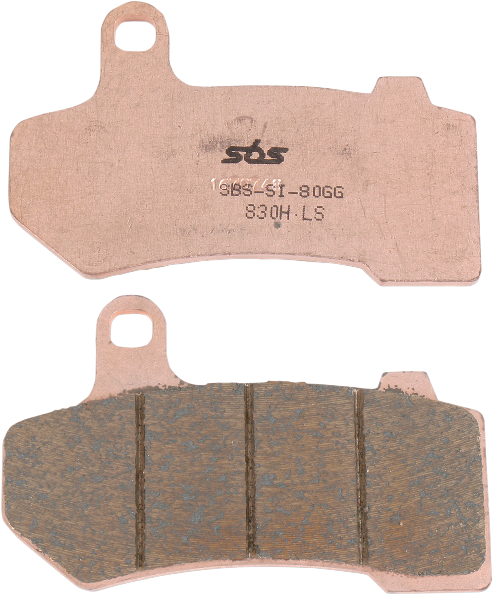 SBS Sintered Rear Brake Pads - 830H.LS (Harley-Davidson Electra Glide Police FLHTPI / FLHX Street Glide / FLHTK Ultra 2006–2024)