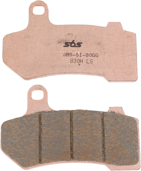 SBS Sintered Rear Brake Pads - 830H.LS (Harley-Davidson Electra Glide Police FLHTPI / FLHX Street Glide / FLHTK Ultra 2006–2024)