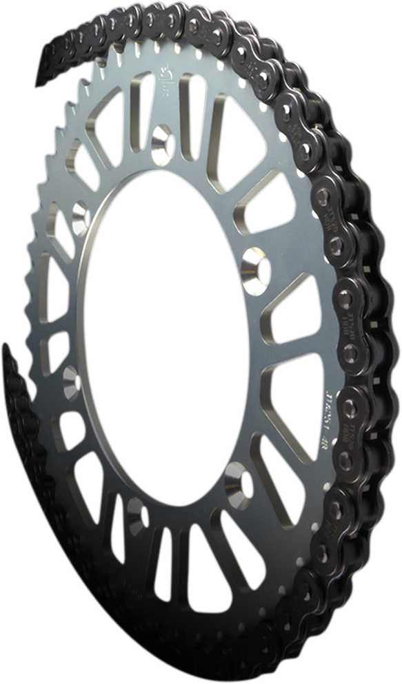 JT CHAINS JTC428HDR132SL 428 HDR - Heavy Duty Drive Chain - Steel - 132 Links | Adventure/Off-Road