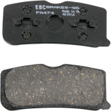 EBC FA Series Organic Base Front Brake Pads - FA474 (Can-Am Spyder 990 RT / Spyder 990 RS / Spyder 990 RSS 2008–2012)