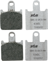 SBS Track Organic Base Front Brake Pads - 838DC (Kawasaki Ninja ZX-14R / Concours / Concours 14 2006–2019)