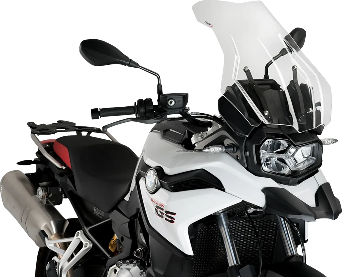 Puig Hi-Tech Parts 9770W Touring Windscreen - 21" - Clear - BMW | Street