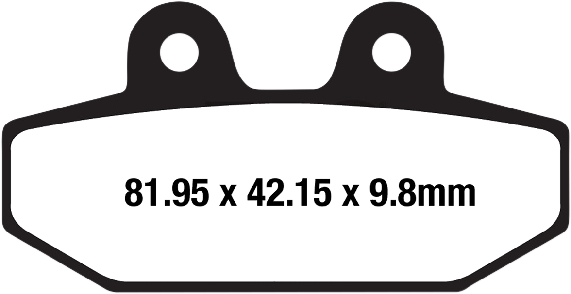 EBC FA-HH Series Sintered Rear Right Brake Pads - FA710HH (Harley-Davidson FLFBS Fat Boy 114 / FLHCS Heritage Classic 114 / FXFBS Fat Bob 114 2018–2024)