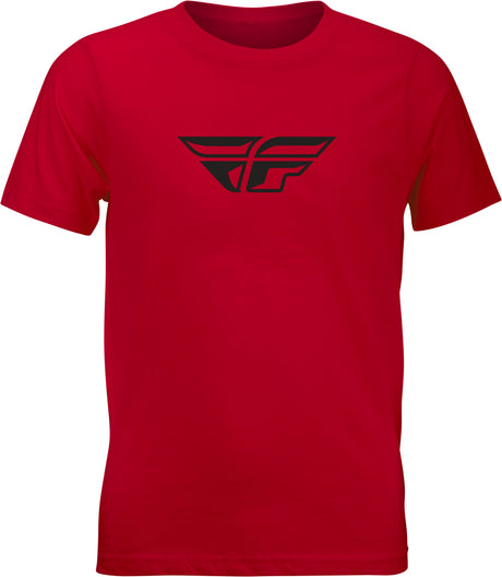 Youth Fly F Wing Tee Red Ys - Cycle City Outdoors