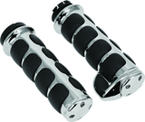 Kuryakyn Premium ISO Grips With Throttle Boss Dual Cable Chrome - Cycle City Outdoors