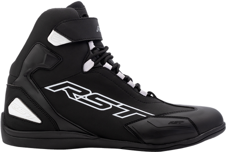 Sabre Moto Shoe Ce Boot Black / Black / White  Sz 12