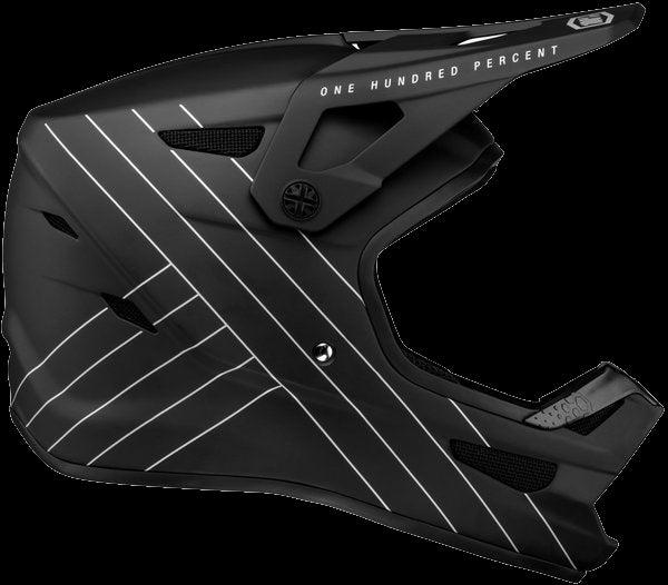 100% - Status Essential Black Full Face Helmet