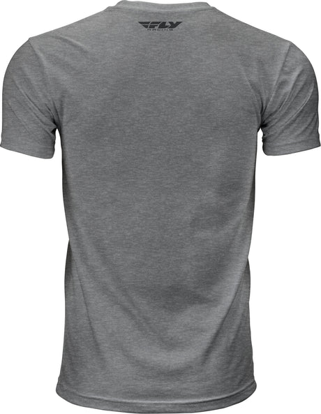 Fly F Wing Tee Dark Grey Heather Sm - Cycle City Outdoors
