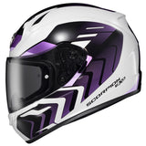 Scorpion - Exo R320 Full Face Helmet Alchemy White/Purple Xl