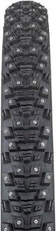 45NRTH Kahva Studded Winter Tire - 27.5x2.1 Black | 240 Concave Carbide Studs | 60 TPI Tubeless