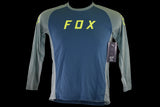 Fox Racing - Youth Defend Ls Jersey - Slt Blu - YM