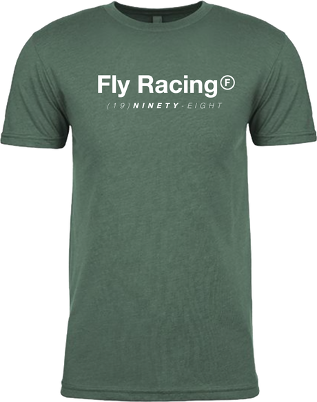 Fly Trademark Tee Forest Green Heather Lg - Cycle City Outdoors