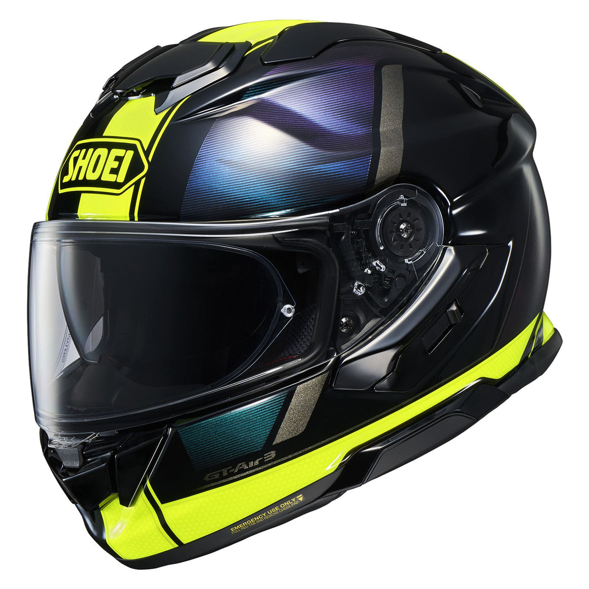 Shoei GT-Air 3 Scenario Full-Face Motorcycle Helmet | Internal Sun Visor, Multi-Density EPS & Touring Ventilation