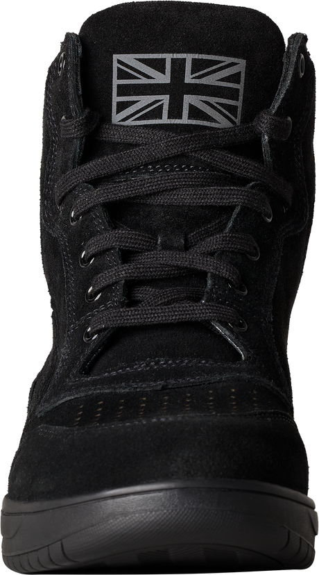 Hitop Moto Sneaker Ce Boot Black Suede  Sz 8