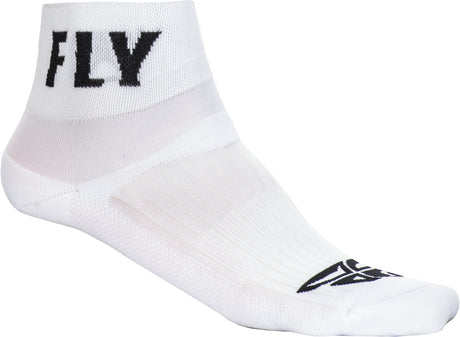 Fly Shorty Socks White Lg/Xl - Cycle City Outdoors