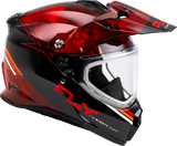 Trekker Cw Conceal Helmet Dual Shld Red/Black 2x - Cycle City Outdoors