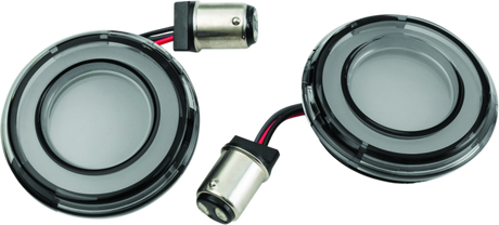 Kuryakyn Tracer L.E.D. Turn Signal Inserts Red/Red Smoke Lens Rear - Cycle City Outdoors