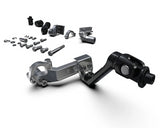 Goldstrike 3-Way Adj Highway Peg Mounts w/ Twin Rail Footrest (pair) for Gold Wing Blk