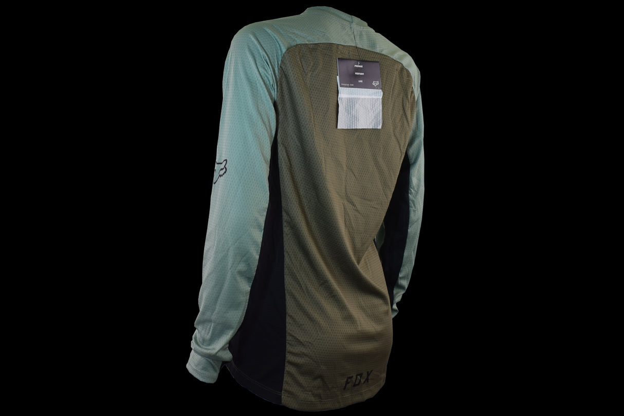 Fox Racing - Womens Defend Ls Jersey - Olv Grn - S
