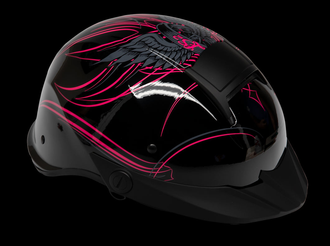 LS2 - Rebellion Wheels & Wings Half Helmet