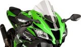 Puig Hi-Tech Parts 8912W Race Windscreen - 14-1/4" - Clear - ZX10R | Street