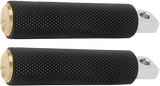 ARLEN NESS Footpegs - Knurled - Brass 07-932