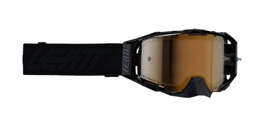 Leatt Velocity 6.5 Iriz Goggle | Stealth Black / Grey Bronze | 68% VLT | OTG