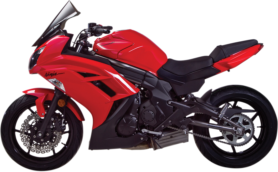 Zero Gravity 16-207-02 Double Bubble Windscreen - Light Smoke - Ninja 650 | Street