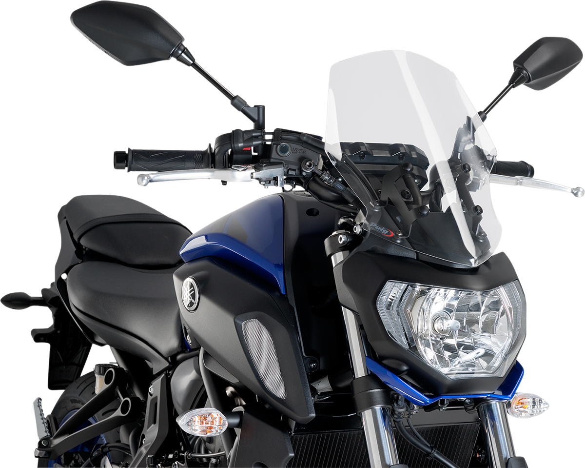 Puig Hi-Tech Parts 9667W Race Windscreen - 14-1/4" - Clear - Tour - Yamaha | Street