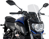 Puig Hi-Tech Parts 9667W Race Windscreen - 14-1/4" - Clear - Tour - Yamaha | Street