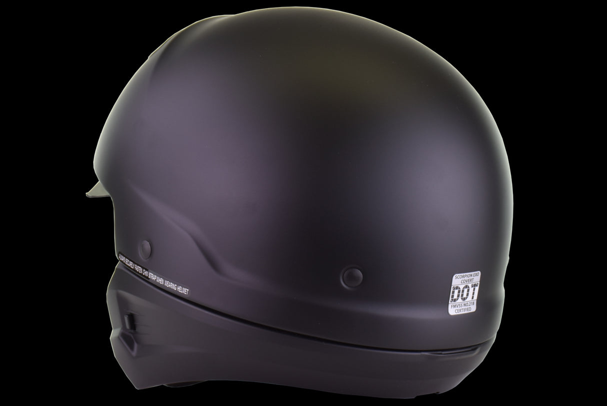 ScorpionEXO - Covert Solid Helmet - Matte Black - XL