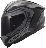 LS2 Challenger II Dravix Matte Gray Black