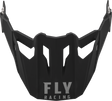 Trekker Solid Helmet Visor Matte Black - Cycle City Outdoors