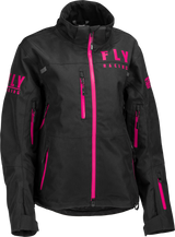 Women's Carbon Jacket Black/Pink Md