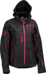 Women's Carbon Jacket Black/Pink Md