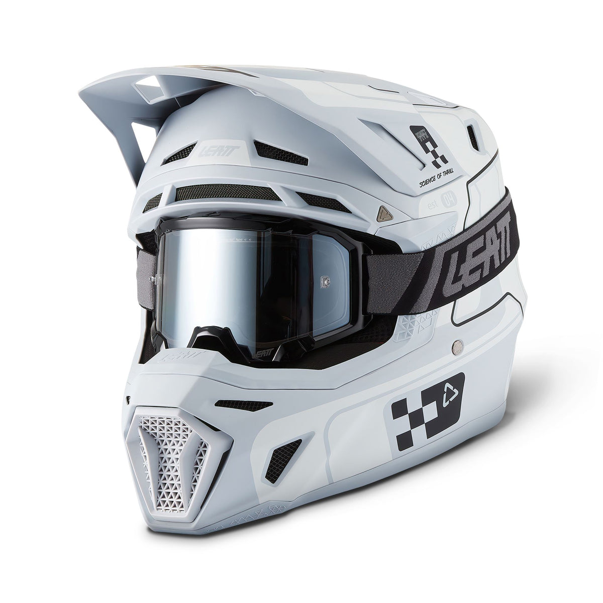 Leatt Moto 8.5 | Composite Off-Road Helmet Kit | Velocity 5.5 Goggles