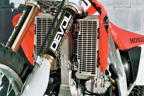 DEVOL Radiator Guards - Brushed Aluminum - Honda 0101-1102