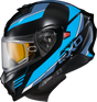 Exo Gt930 Cold Weather Helmet Modulus Blk/Blu Sm (Electric)