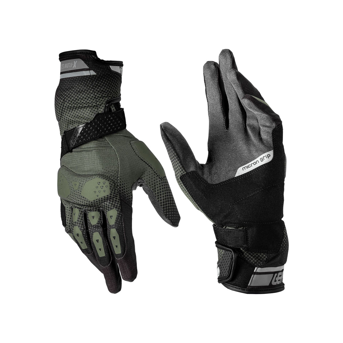 Leatt ADV X-Flow 5.5 Motorcycle Gloves | Ventilated Standard Length