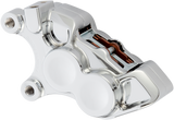 ARLEN NESS 4-Piston Caliper - Left - 11.8" - Chrome 02-220