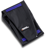 MOOSE RACING Ribbed Seat Cover - Black Cover/Blue Ribs - Husqvarna HQV45018-332 - Cycle City Outdoors