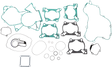 MOOSE RACING Complete Motor Gasket Kit - Gas Gas/Husqvarna/KTM 8080027MSE - Cycle City Outdoors