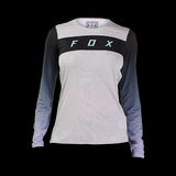 Fox Racing - Womens Flexair Ls Race Jersey - Vin Wht - S
