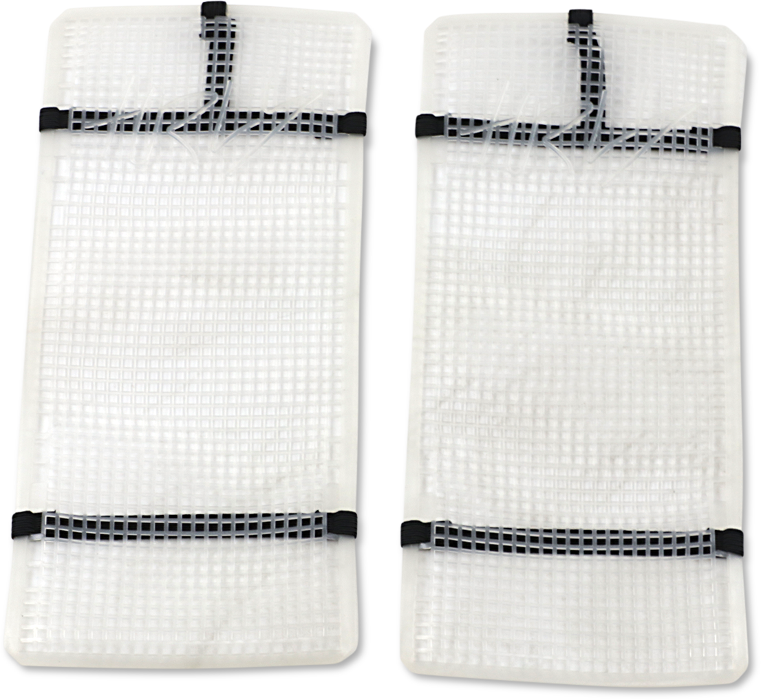 MOOSE RACING Mud Radiator Cover - White - Husqvarna HPRMUDHUS2502TM - Cycle City Outdoors