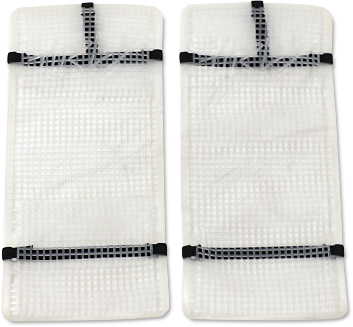 MOOSE RACING Mud Radiator Cover - White - Husqvarna HPRMUDHUS2504TM - Cycle City Outdoors